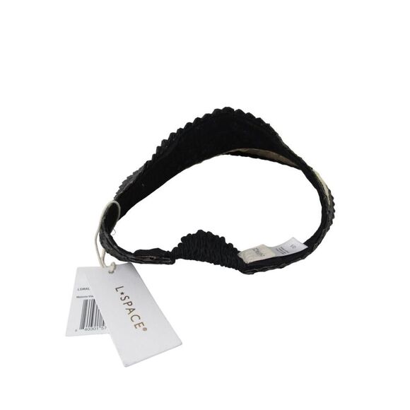 Macrame Love Hat Sun Visor Black & Natural main image 7